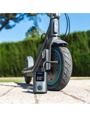 Cecotec Mini Air Max Inflador Eléctrico Compacto. Doble batería de 600mAh hasta 150psi