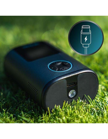 Cecotec Mini Air Max Inflador Eléctrico Compacto. Doble batería de 600mAh hasta 150psi