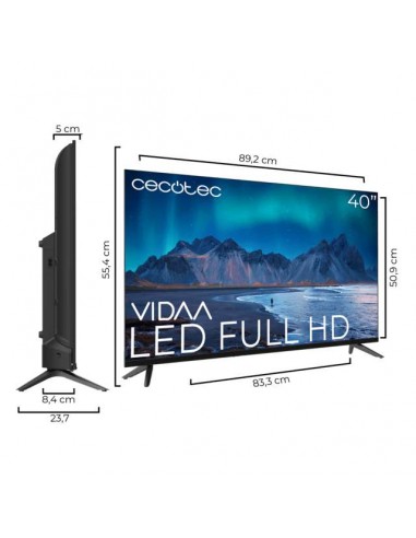 Cecotec A5 series ALF50040 40" LED FullHD Smart TV VIDAA Televisor
