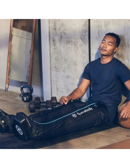 Therabody RecoveryAir JetBoots Masajeador de Medias Negro Small