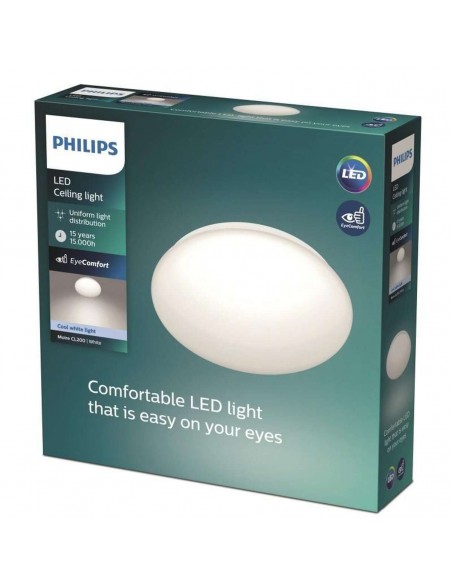 Philips Plafón Techo LED Redondo Moire 10W 1100 Lúmenes 4000K