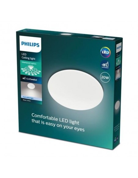 Philips Plafón Techo LED Redondo Moire 20W 2300 Lúmenes 4000K