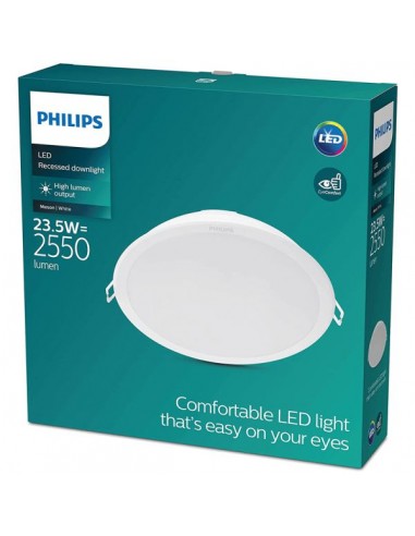 Philips Downlight LED Meson Empotrable 23.5W 215mm 2450 Lúmenes 3000K