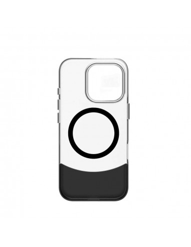 Celly MAGDUAL Funda Transparente Magsafe Apple iPhone 16 Pro Negra