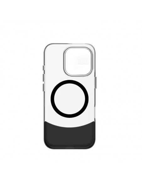 Celly MAGDUAL Funda Transparente Magsafe Apple iPhone 16 Pro Negra