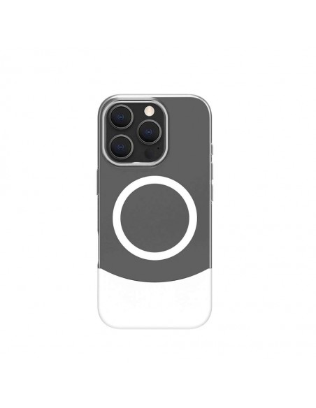 Celly MAGDUAL Funda Transparente Magsafe Apple iPhone 16 Pro Blanca