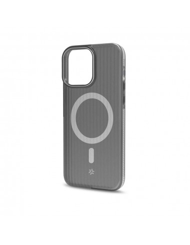 Celly MAGDUAL Funda Transparente Magsafe Apple iPhone 16 Negra