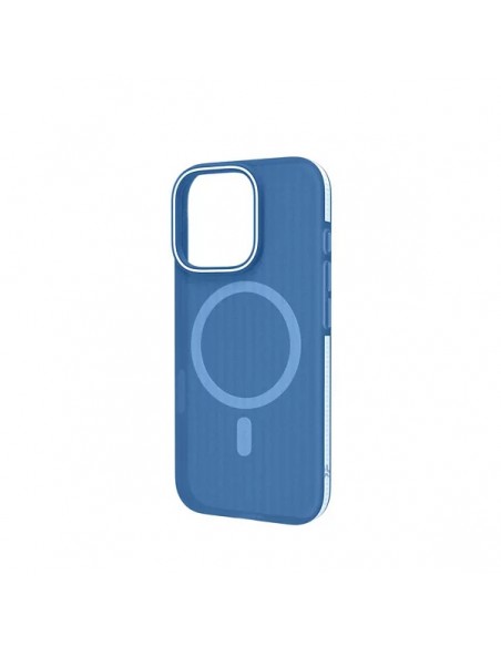 Celly MAGSUIT Funda Semitransparante Apple iPhone 16 Pro Azul