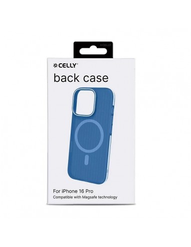Celly MAGSUIT Funda Semitransparante Apple iPhone 16 Pro Azul