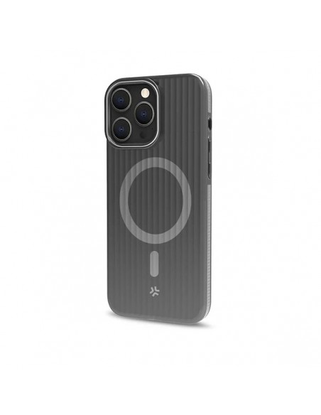 Celly MAGSUIT Funda Semitransparante Apple iPhone 16 Pro Max Negra