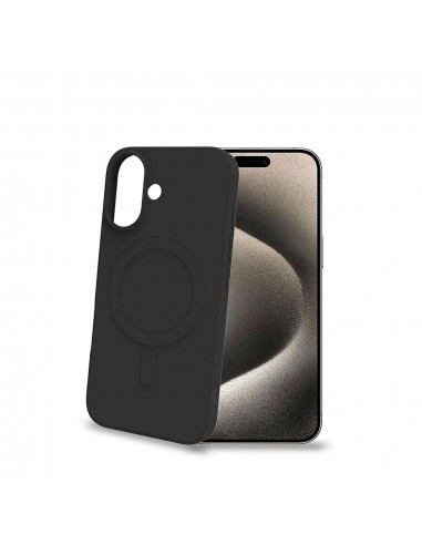 Celly CROMOMAG Funda MagSafe Apple iPhone 16 Negra