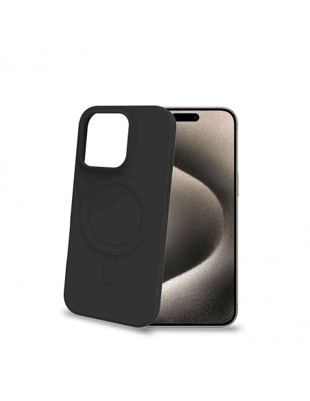 Celly CROMOMAG Funda MagSafe Apple iPhone 16 Pro Negra