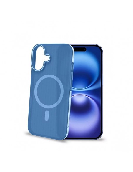 Celly MAGSUIT Funda Apple iPhone 16 Azul