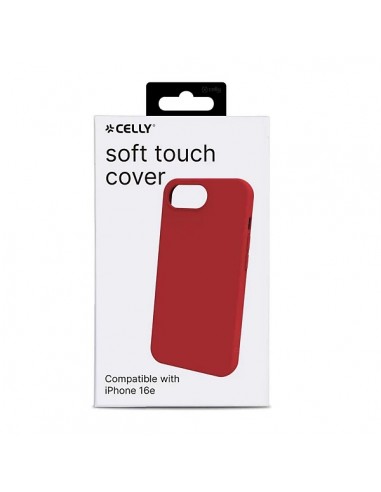 Celly CROMO Funda Apple iPhone 16e Roja