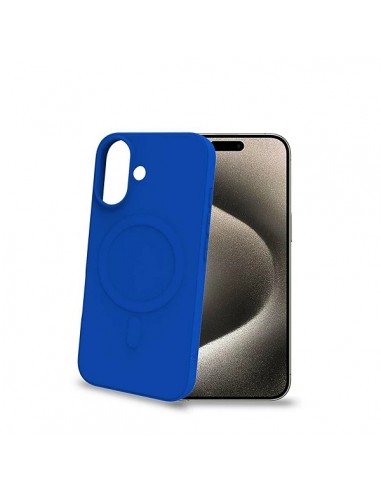 Celly CROMOMAG Funda MagSafe Apple iPhone 16 Azul
