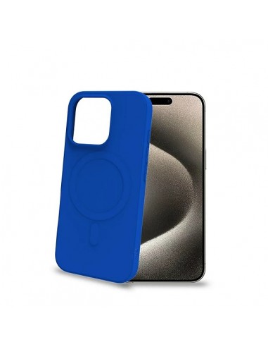 Celly CROMOMAG Funda MagSafe Apple iPhone 16 Pro Azul