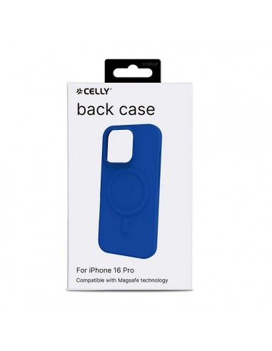 Celly CROMOMAG Funda MagSafe Apple iPhone 16 Pro Azul