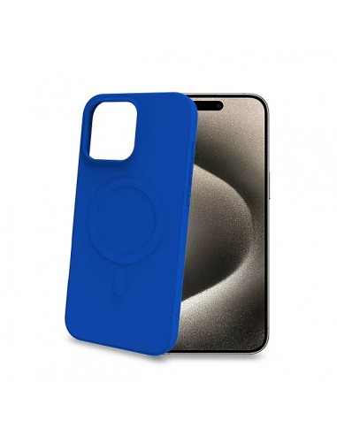 Celly CROMOMAG Funda MagSafe Apple iPhone 16 Pro Max Azul