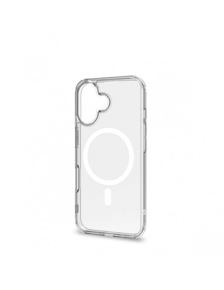 Celly GELSKINMAG Funda Transparente MagSafe Apple iPhone 16 Blanca