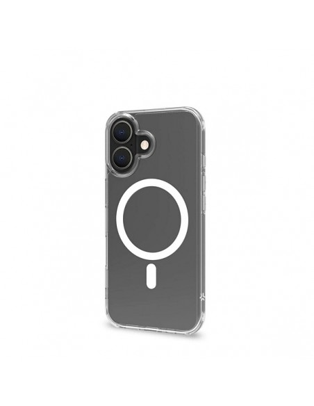 Celly GELSKINMAG Funda Transparente MagSafe Apple iPhone 16 Blanca