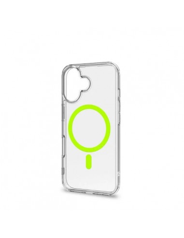 Celly GELSKINMAG Funda Transparente MagSafe Apple iPhone 16 Amarilla