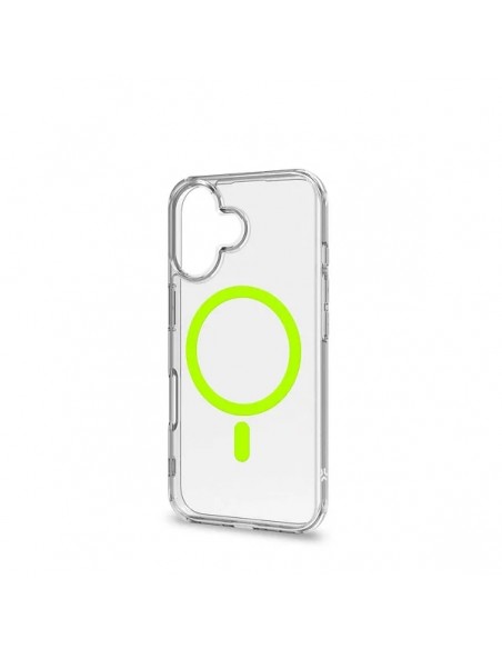 Celly GELSKINMAG Funda Transparente MagSafe Apple iPhone 16 Amarilla