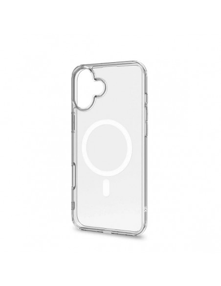 Celly GELSKINMAG Funda Transparente MagSafe Apple iPhone 16 Plus Blanca