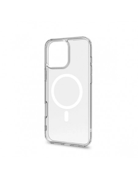 Celly GELSKINMAG Funda Transparente MagSafe Apple iPhone 16 Pro Max Blanca