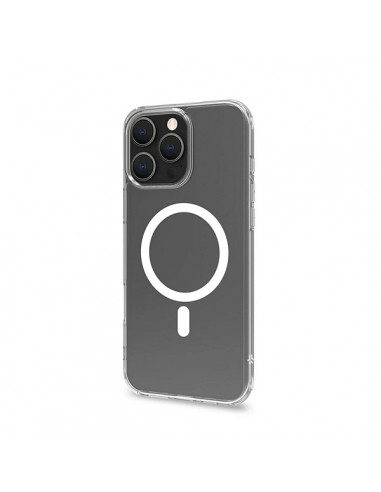 Celly GELSKINMAG Funda Transparente MagSafe Apple iPhone 16 Pro Max Blanca