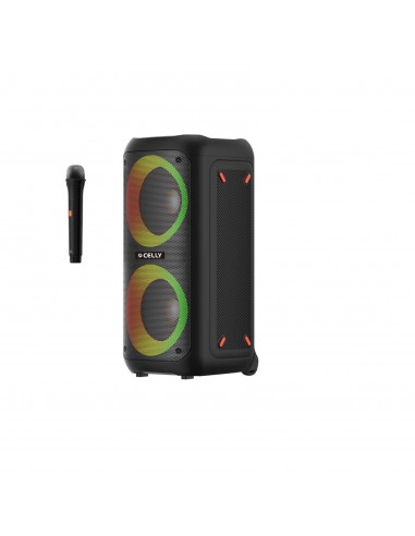 Celly PARTYSPEAKERWLM Altavoz Inalámbrico de 40W con Micrófono Inalámbrico