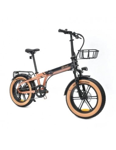 Youin Dallas BK1650 Bicicleta Eléctrica Fat Plegable 250W 60km Aluminio Suspensión Delantera 20" Bronce