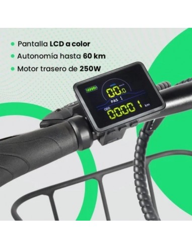 Youin Dallas BK1650 Bicicleta Eléctrica Fat Plegable 250W 60km Aluminio Suspensión Delantera 20" Bronce