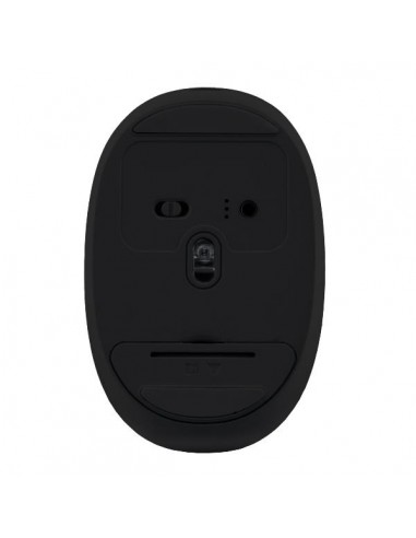Nilox NXMDWS102 Ratón Dual Inalámbrico, Recargable Negro