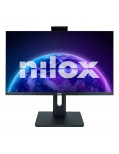 Nilox NXM24REGWEB01 23.8" LED IPS FullHD 75Hz Altavoces Altura Ajustable Webcam Negro Monitor