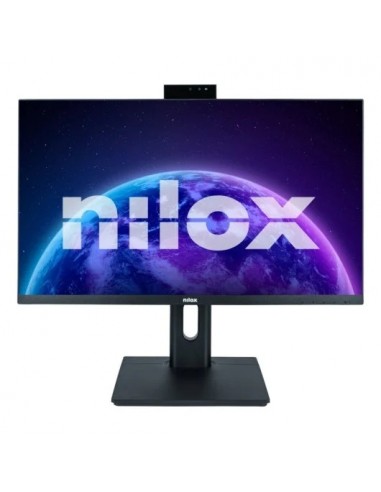 Nilox NXM24REGWEB01 23.8" LED IPS FullHD 75Hz Altavoces Altura Ajustable Webcam Negro Monitor