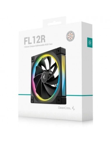 DeepCool FL12R Ventilador 120mm PWM ARGB Gen2 Negro 2150rpm Bajo Ruido