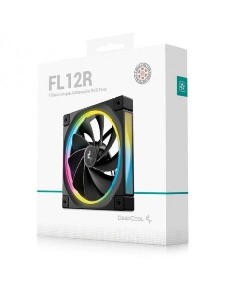 DeepCool FL12R Ventilador 120mm PWM ARGB Gen2 Negro 2150rpm Bajo Ruido