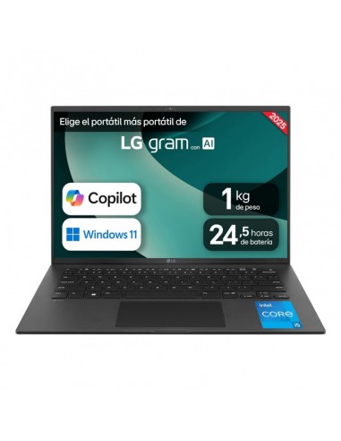 LG Gram 14Z90RU-G.AP55B Intel Core i5-1334U/ 16GB/ 512GB SSD/ 14" W11P Portátil
