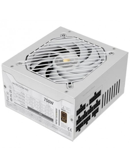 Mars Gaming MPB750SIM 750W 80 Plus Bronze Modular Blanca Fuente de Alimentación