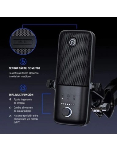 Elgato Wave:3 Micrófono Condensador USB y Solución de Mezcla Digital