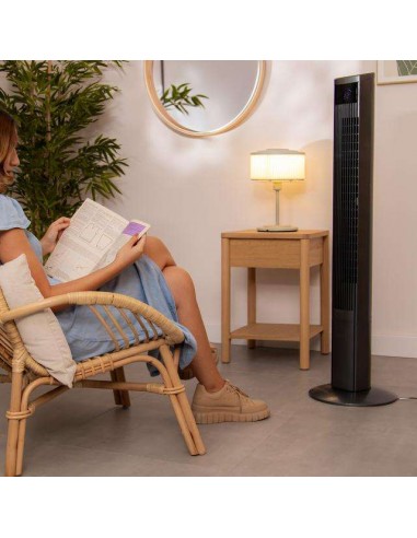 Cecotec EnergySilence 470 Max Skyline Ionic Ventilador de Torre con Ionizador de 47" y 45W, Mando a Distancia