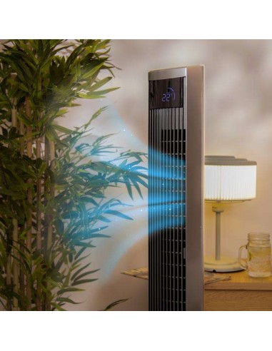 Cecotec EnergySilence 470 Max Skyline Ionic Ventilador de Torre con Ionizador de 47" y 45W, Mando a Distancia