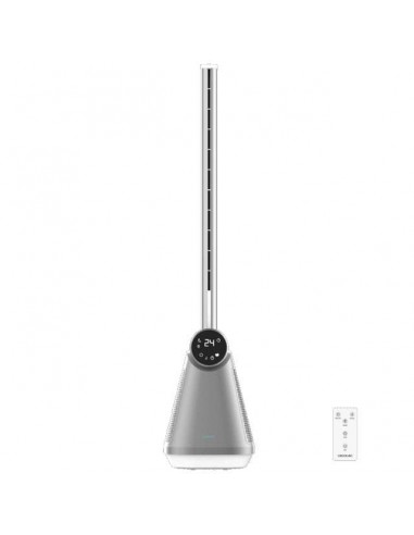 Cecotec EnergySilence 9890 Skyline Bladeless Ventilador de Torre sin Aspas de 39" y 50W, Mando a Distancia