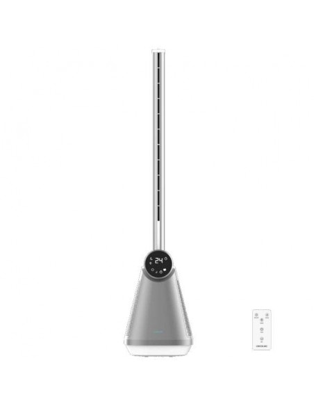 Cecotec EnergySilence 9890 Skyline Bladeless Ventilador de Torre sin Aspas de 39" y 50W, Mando a Distancia