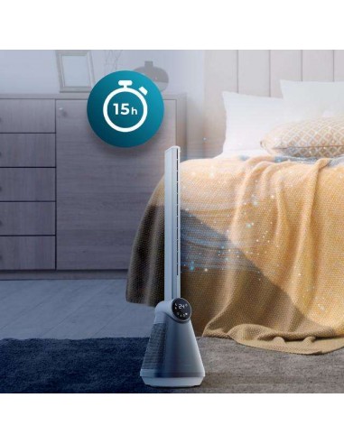 Cecotec EnergySilence 9890 Skyline Bladeless Ventilador de Torre sin Aspas de 39" y 50W, Mando a Distancia