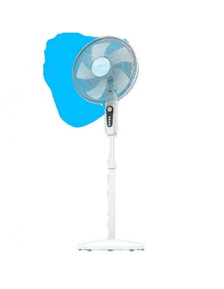Cecotec EnergySilence 515 MaxFlow White Ventilador de Pie 16" 45W con Temporizador Blanco