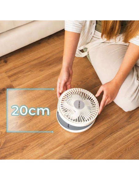Cecotec EnergySilence 800 FoldAir Portable Ventilador Portátil Plegable con 7200mAh