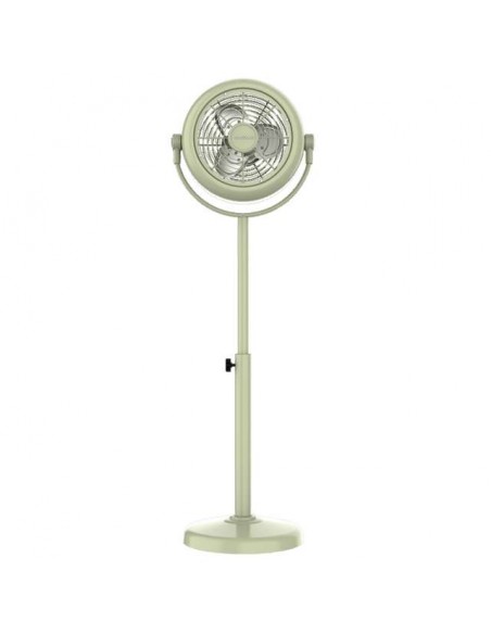 Cecotec EnergySilence 250 ClassicStyle Green Ventilador de Pie Retro de 10" y 25W