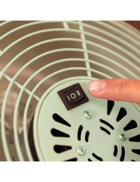 Cecotec EnergySilence 250 ClassicStyle Green Ventilador de Pie Retro de 10" y 25W