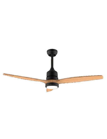 Cecotec EnergySilence Aero 5275 Black&LightWood Ventilador de Techo de 40W y 52" con Luz LED, Mando a Distancia